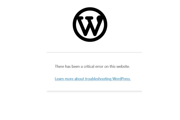 Wordpress there has been a critical error on this website
